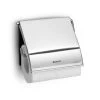 Brabantia Toiletrolhouder Met Klep Matt Steel -Brabantia 35fbff654f40cf138dfe95ca356501b2