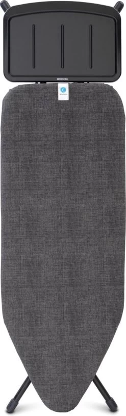 Brabantia Strijkplank C - Met Stoomunithouder - 124 X 45 Cm - Denim Black