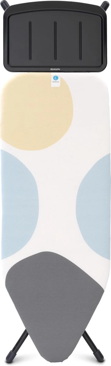 Brabantia Perfect Flow Strijkplank C - Met Stoomunithouder - 124 X 45 Cm - Spring Bubbles 3 Brabantia Perfect Flow Strijkplank C - Met Stoomunithouder - 124 X 45 Cm - Spring Bubbles