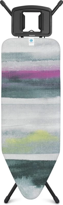 Brabantia Strijkplank C - Met Strijkijzerhouder - 124 X 45 Cm - Morning Breeze