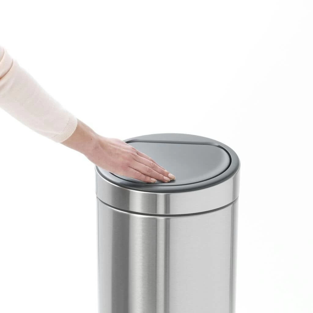 Brabantia Touch Bin New Afvalemmer 30 Liter Matt Steel FPP 5 Brabantia Touch Bin New Afvalemmer 30 Liter Matt Steel FPP - Afbeelding 3