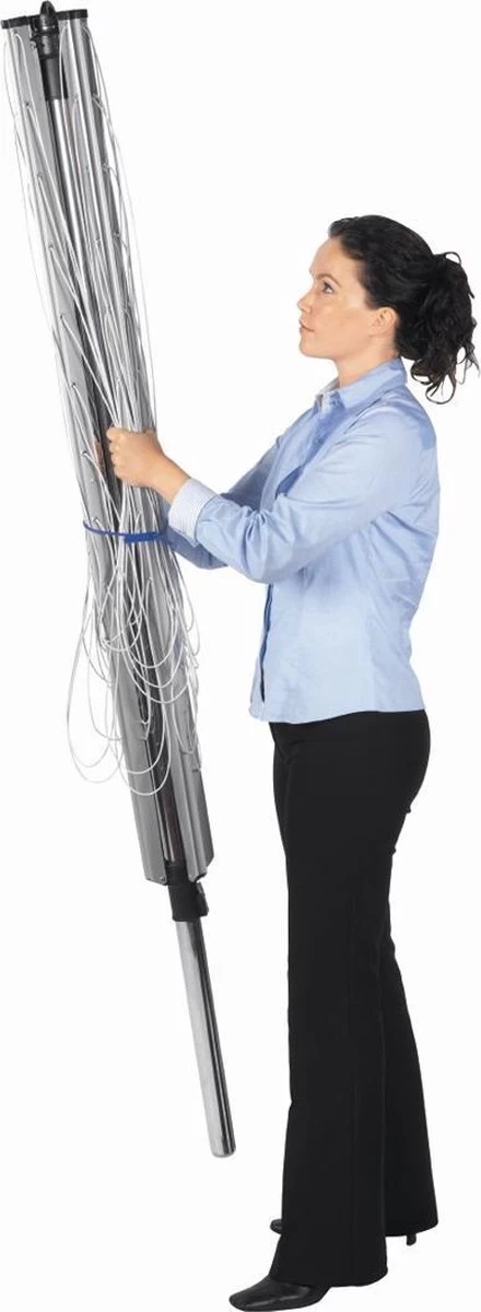 Brabantia Lift-O-Matic Droogmolen Met Grondanker En Beschermhoes - 60 M - Metallic Grey 10 Brabantia Lift-O-Matic Droogmolen Met Grondanker En Beschermhoes - 60 M - Metallic Grey - Afbeelding 8