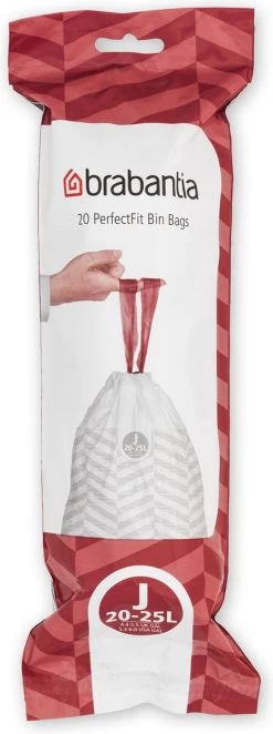 Brabantia PerfectFit Vuilniszakken - 20 - 25 L - Code J - 6 Rollen X 20 Stuks -Brabantia 448x1200 1