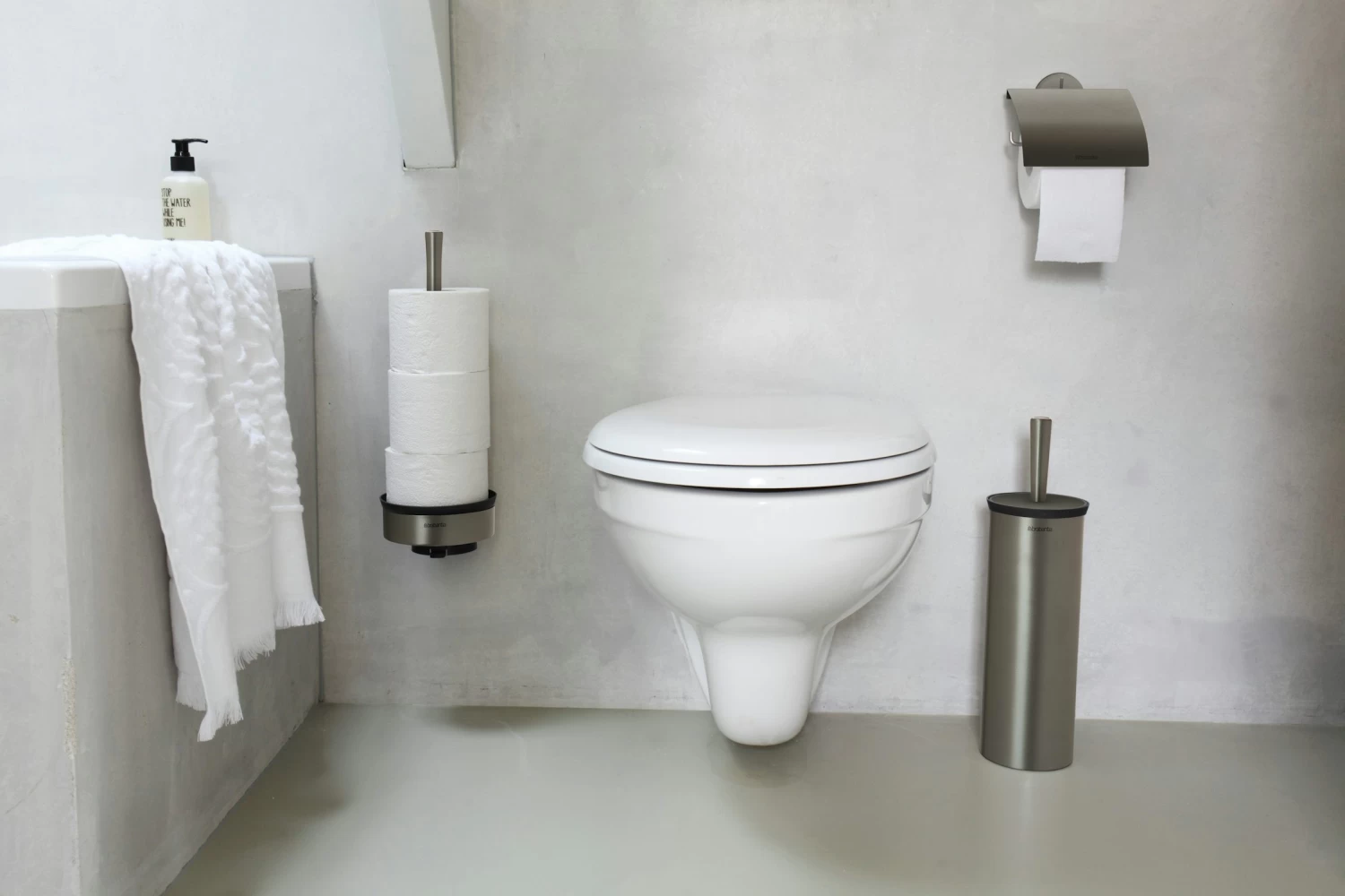 Brabantia Toiletborstel Met Houder Stainless Steel Platinum 4 Brabantia Toiletborstel Met Houder Stainless Steel Platinum - Afbeelding 2