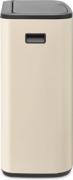 Brabantia Bo Touch Bin Prullenbak - 2 X 30 L - Soft Beige -Brabantia 491x1200 1