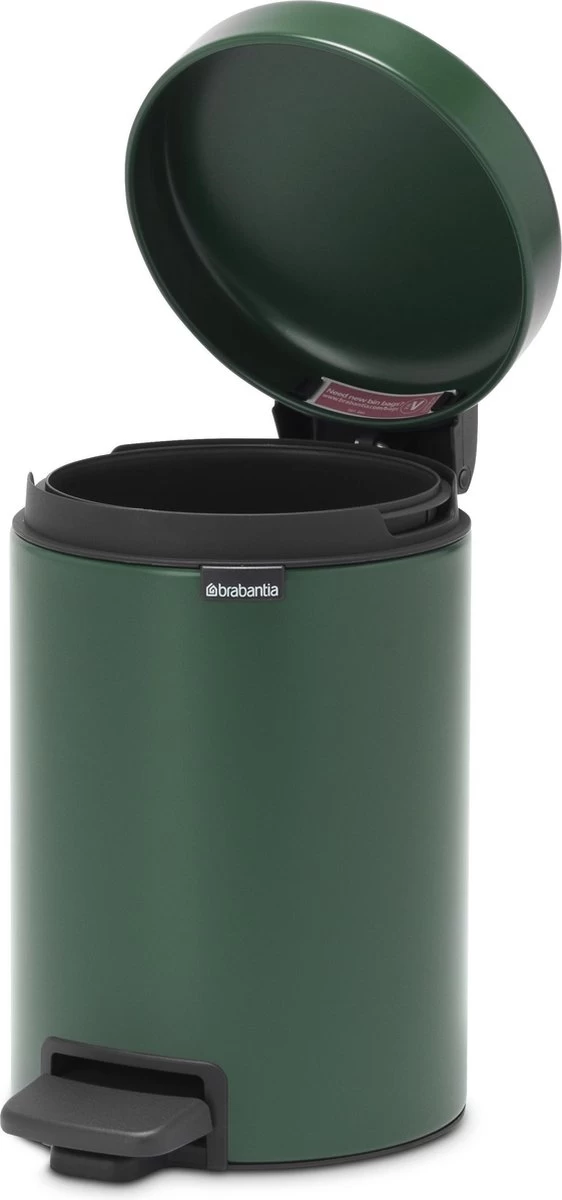 Brabantia NewIcon Prullenbak - 3 L - Pine Green 12 Brabantia NewIcon Prullenbak - 3 L - Pine Green - Afbeelding 10