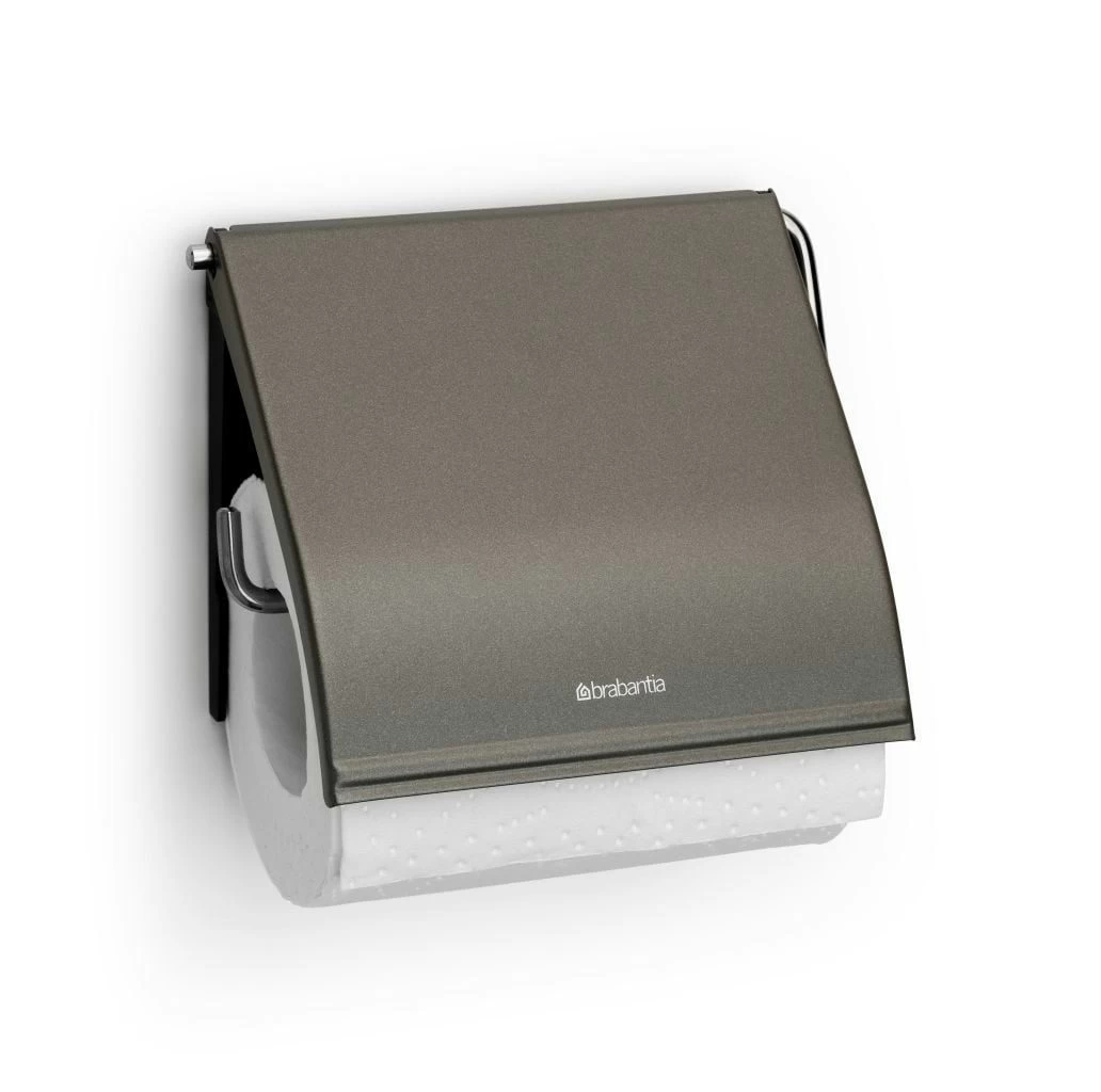 Brabantia Toiletrolhouder Met Klep Platinum 3 Brabantia Toiletrolhouder Met Klep Platinum