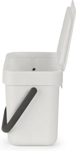 Brabantia Sort & Go Aanrecht Afvalbakje - 3 L - Light Grey -Brabantia 603x1200
