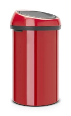 Brabantia Touch Bin 60 Liter Passion Red -Brabantia 60e7bacd50e491b36386b52bb4bc41e0