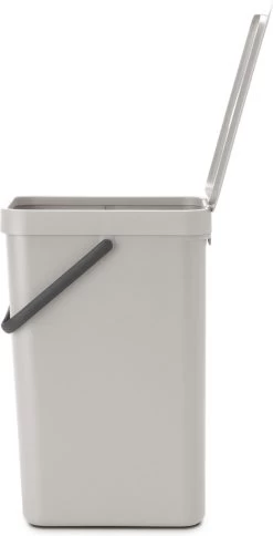 Brabantia Sort & Go Prullenbak - 16 L - Mid Grey -Brabantia 613x1200