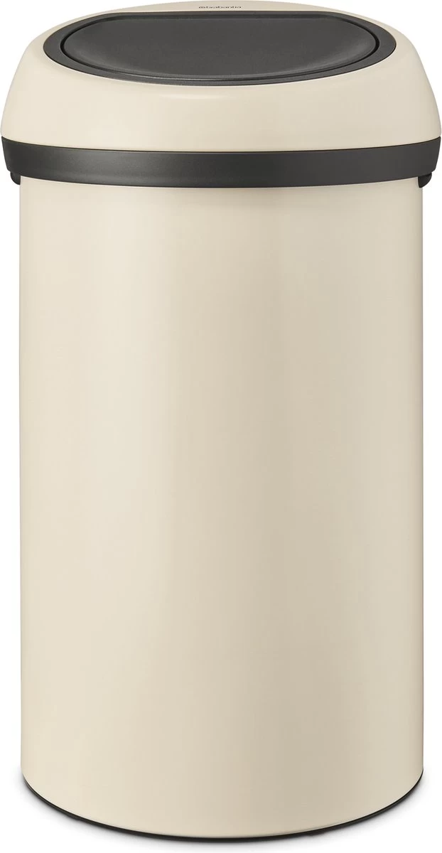 Brabantia Touch Bin Prullenbak - 60 L - Soft Beige 3 Brabantia Touch Bin Prullenbak - 60 L - Soft Beige
