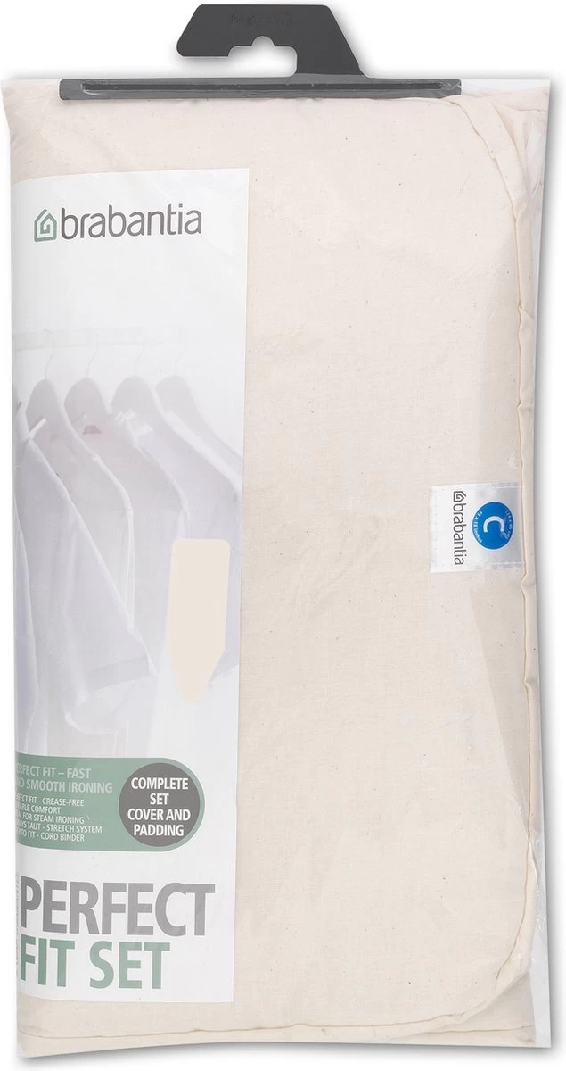 Brabantia Strijkplankhoes C - 124 X 45 Cm - Ecru - Complete Set 5 Brabantia Strijkplankhoes C - 124 X 45 Cm - Ecru - Complete Set - Afbeelding 3