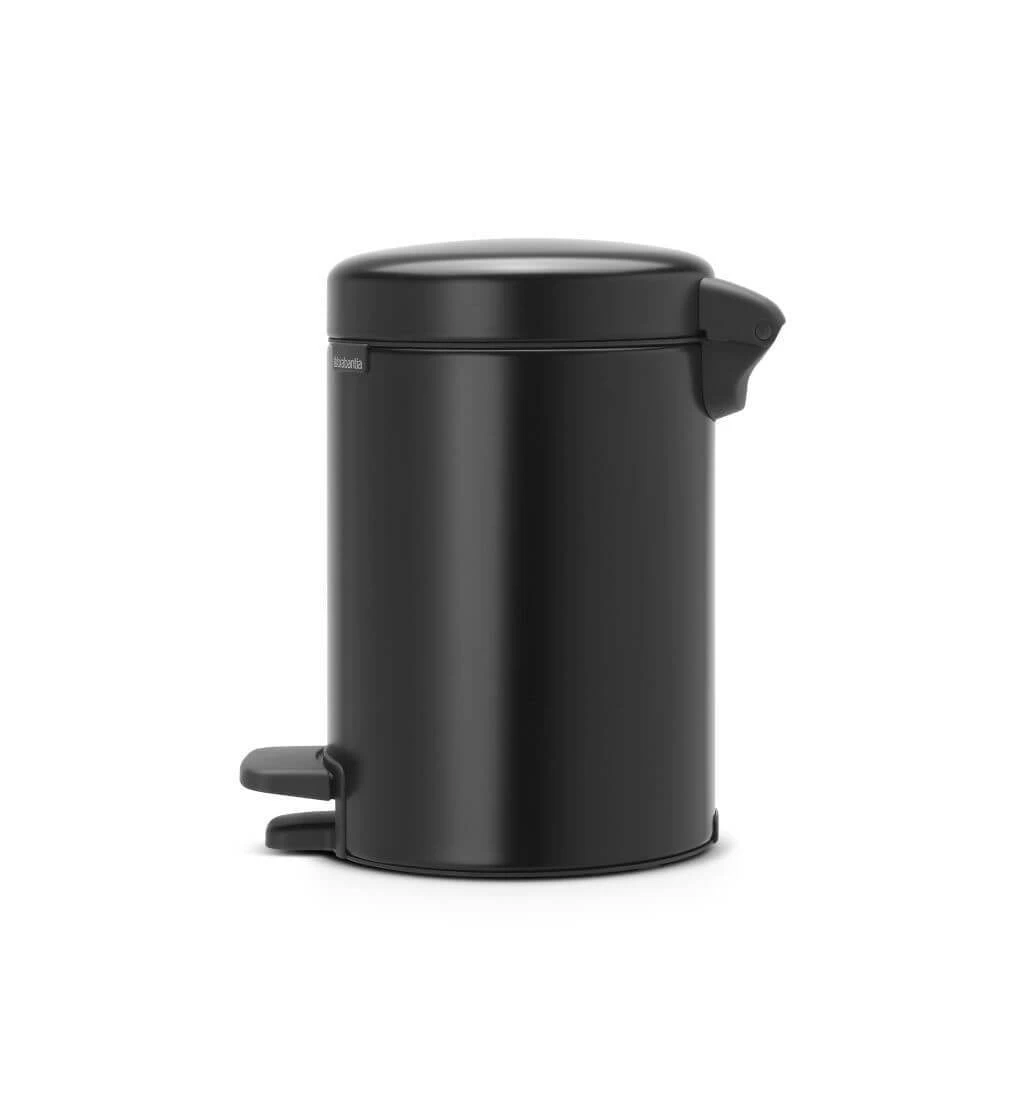 Brabantia Pedaalemmer Newlcon 3 Liter Matt Black 4 Brabantia Pedaalemmer Newlcon 3 Liter Matt Black - Afbeelding 2