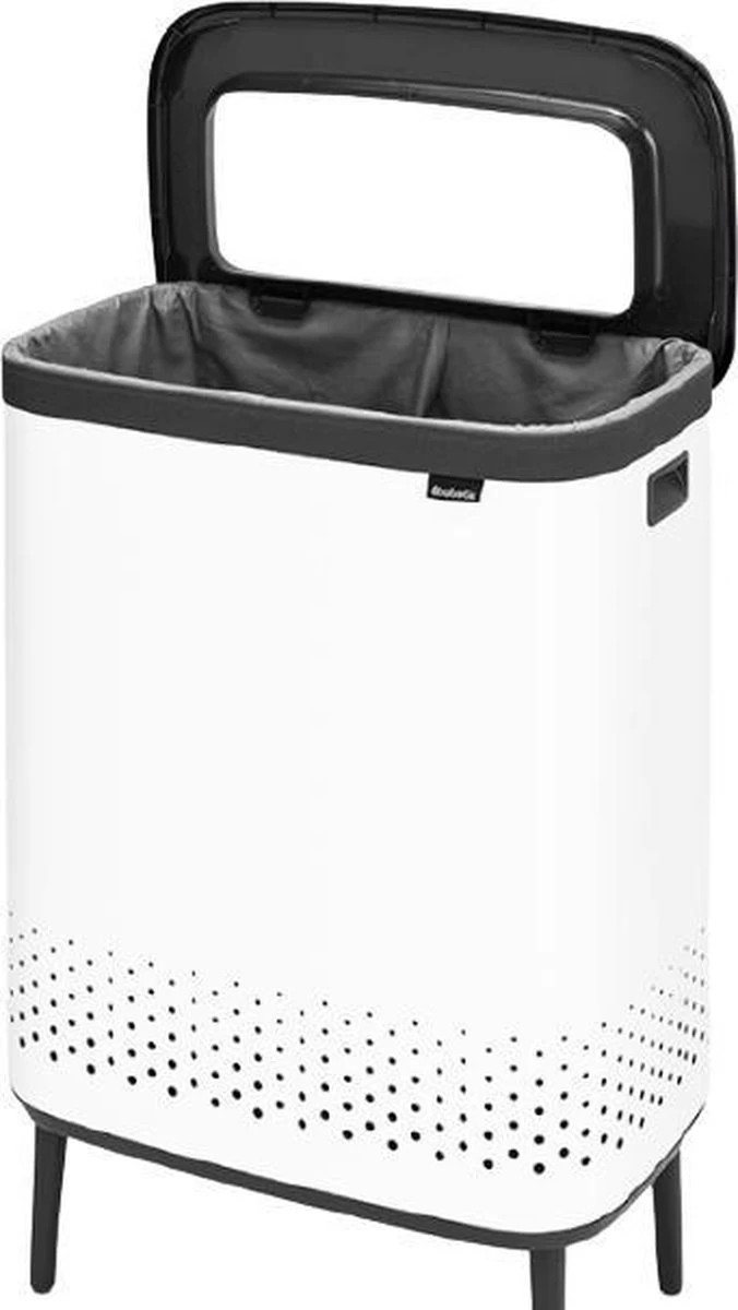 Brabantia Bo Wasbox 2 X 45 Liter Rechthoekig Wit 8 Brabantia Bo Wasbox 2 X 45 Liter Rechthoekig Wit - Afbeelding 6