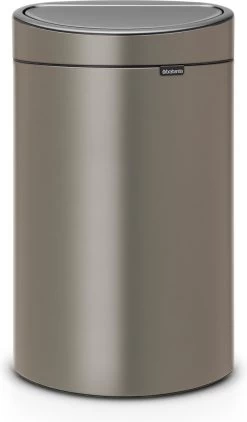 Brabantia Touch Bin Prullenbak - 40 L - Platinum