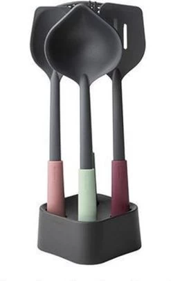 Brabantia Tasty+ Kookgerei Set - 4-delig Plus Houder - Mixed Colours -Brabantia 734x1200