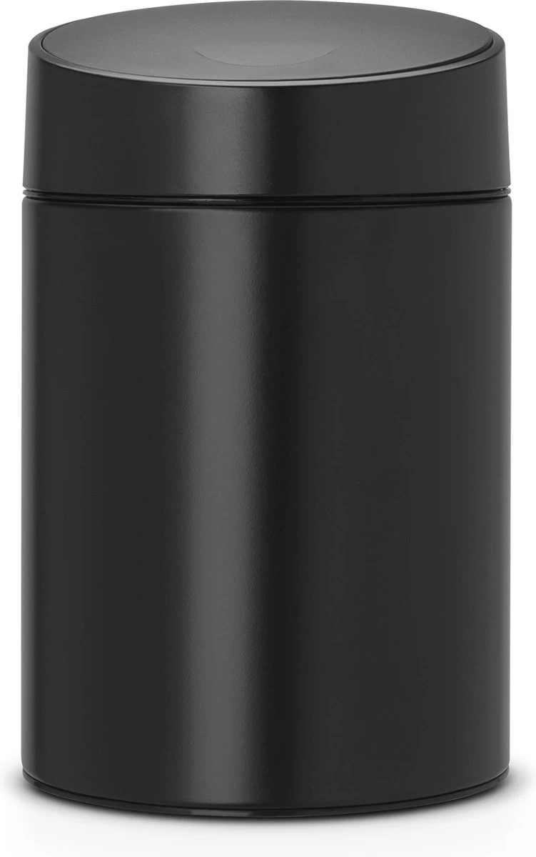 Brabantia Slide Bin Prullenbak - 5 L - Matt Black 3 Brabantia Slide Bin Prullenbak - 5 L - Matt Black