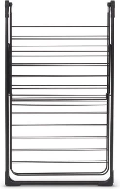 Brabantia Droogrek Inklapbaar T Model - Met Wasknijpertasje - 20 M - Matt Black -Brabantia 763x1200