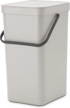 Brabantia Sort & Go Prullenbak - 16 L - Mid Grey -Brabantia 779x1200