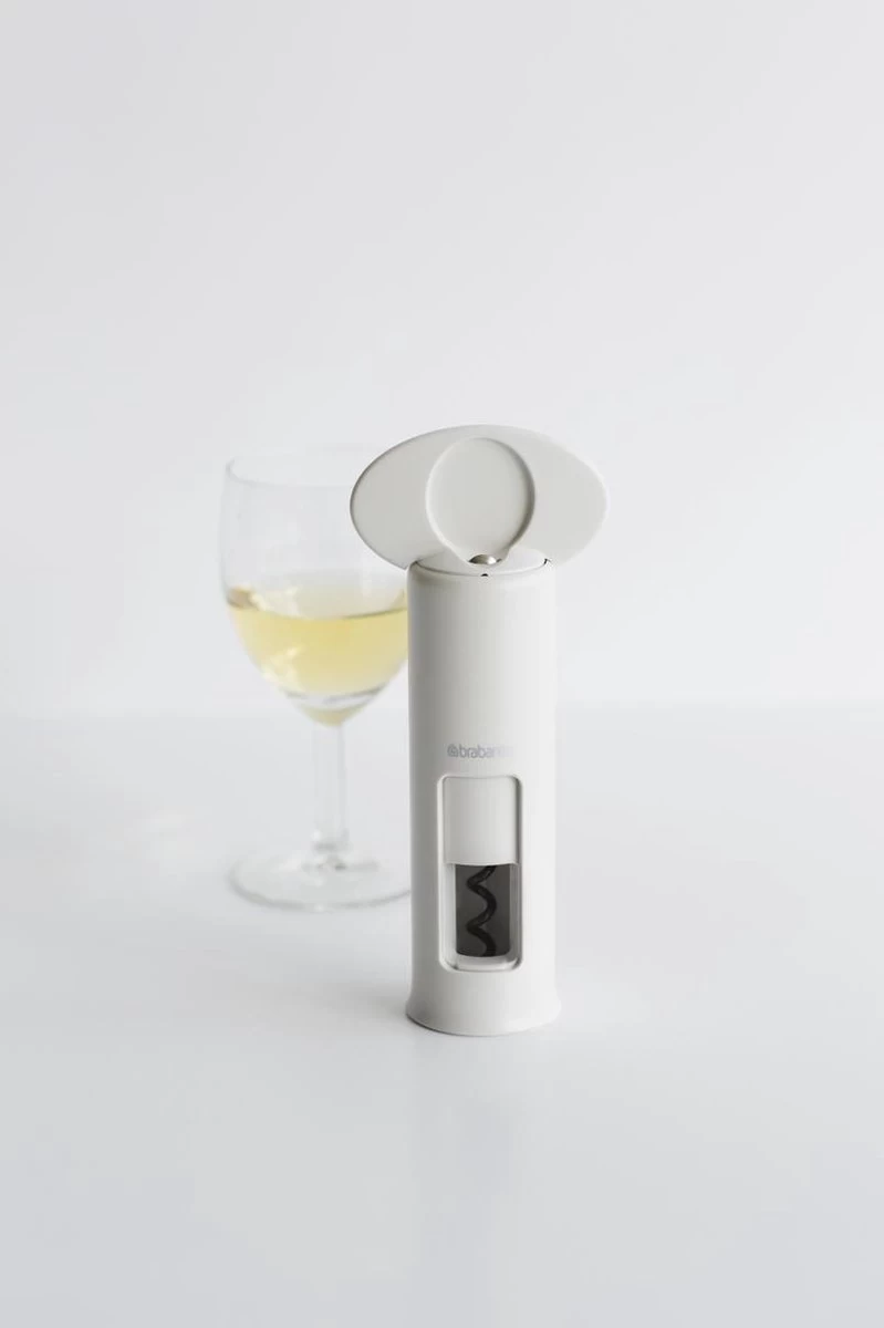 Brabantia Classic Kurkentrekker - Wit 4 Brabantia Classic Kurkentrekker - Wit - Afbeelding 2