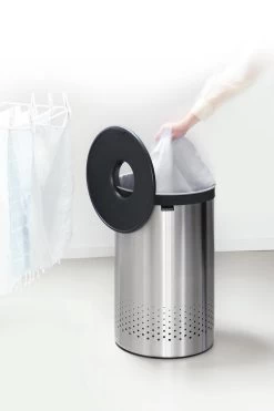 Brabantia Wasmand - 60 L - Matt Steel Met Kunststof Deksel 32 Brabantia Wasmand - 60 L - Matt Steel Met Kunststof Deksel -Brabantia 799x1200 129