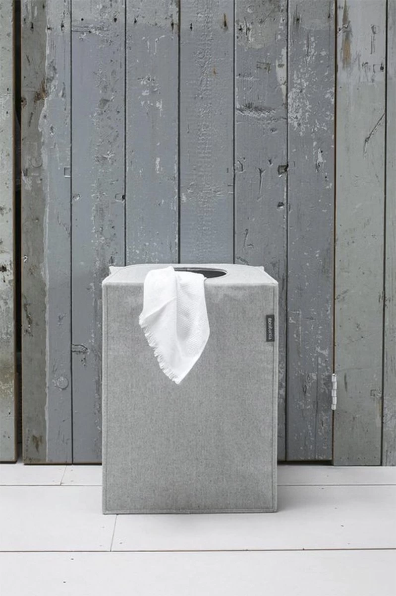 Brabantia Wasmand Met Deksel - 55 L - Grey 4 Brabantia Wasmand Met Deksel - 55 L - Grey - Afbeelding 2