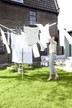 Brabantia Topspinner Droogmolen Met Bodemhuls - 40 M - Metallic Grey -Brabantia 799x1200 74