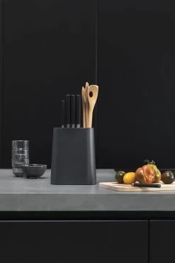 Brabantia Profile Universeel Messenblok - Met Keukengerei Houder - Dark Grey -Brabantia 799x1200 8