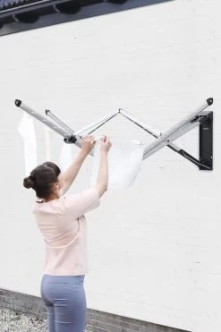 Brabantia WallFix Wanddroger - Met Beschermhoes - 24 M - Metallic Grey -Brabantia 799x1200 88