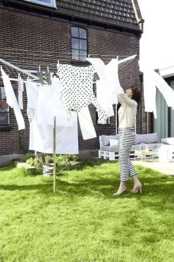 Brabantia Topspinner Droogmolen Met Metalen Grondanker - 60 M - Metallic Grey -Brabantia 799x1200 94