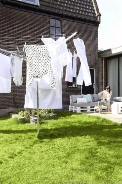 Brabantia Topspinner Droogmolen Met Metalen Grondanker - 60 M - Metallic Grey -Brabantia 799x1200 96