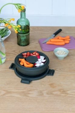 Brabantia Make & Take Salade Lunchbox - 1,3 L - Kunststof - Dark Grey -Brabantia 800x1200 36