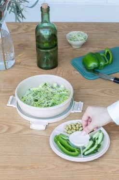 Brabantia Make & Take Salade Lunchbox - 1,3 L - Kunststof - Light Grey -Brabantia 800x1200 40