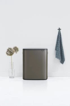 Brabantia Bo Touch Bin Prullenbak - 2 X 30 L - Platinum -Brabantia 800x1200 5