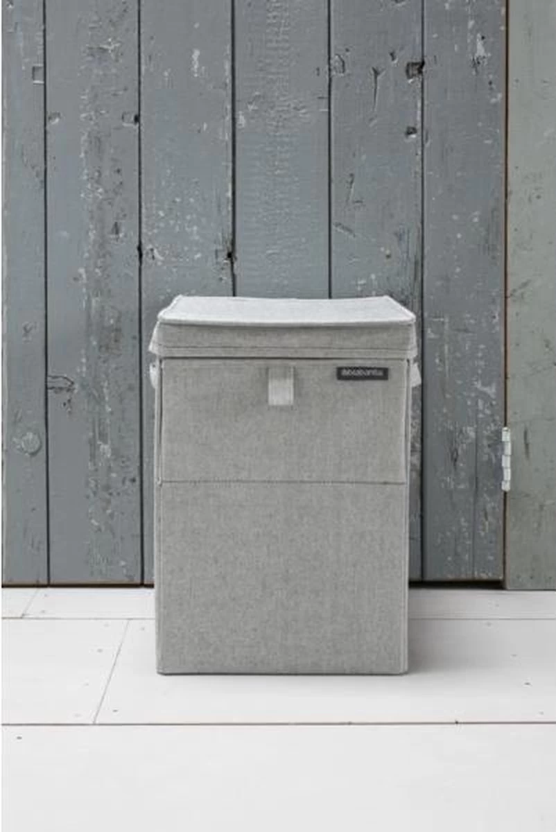 Brabantia Wasmand Met Deksel - Stapelbaar - 35 L - Grey 7 Brabantia Wasmand Met Deksel - Stapelbaar - 35 L - Grey - Afbeelding 5
