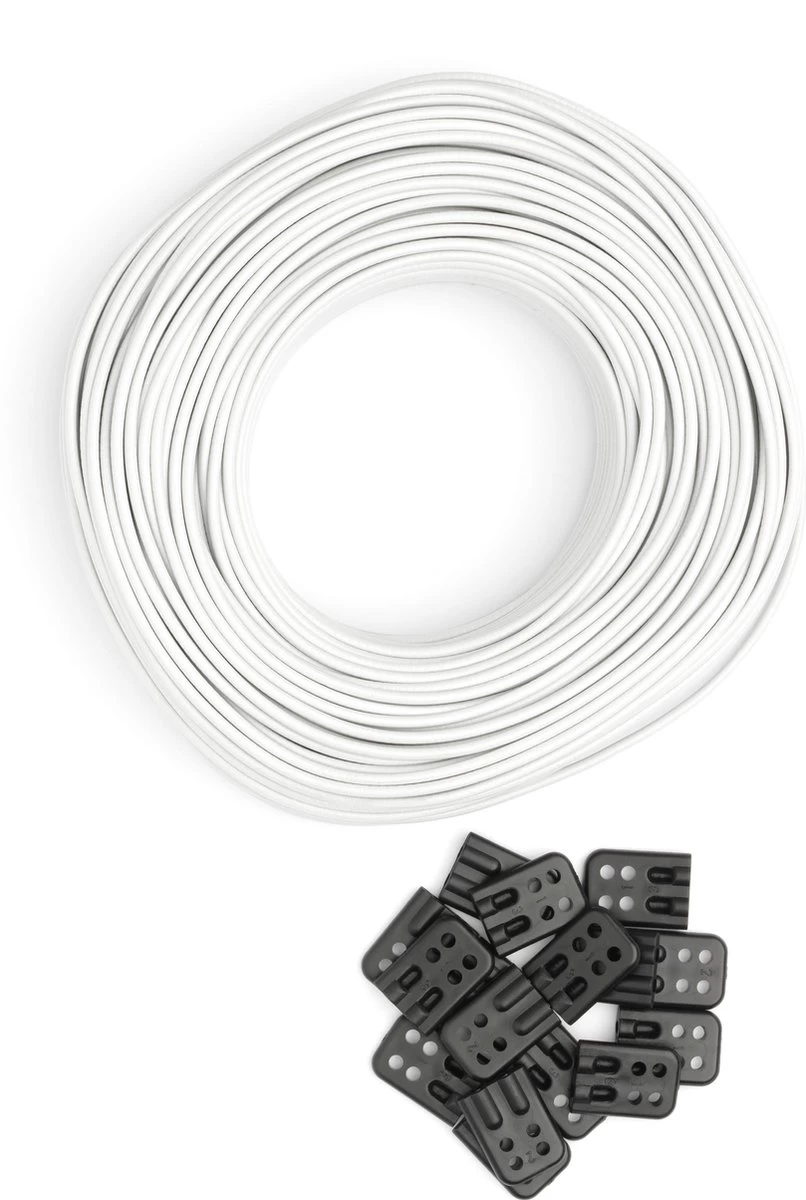 Brabantia Waslijndraad - Met Draadverbinders - 65 M - Grijs 6 Brabantia Waslijndraad - Met Draadverbinders - 65 M - Grijs - Afbeelding 4