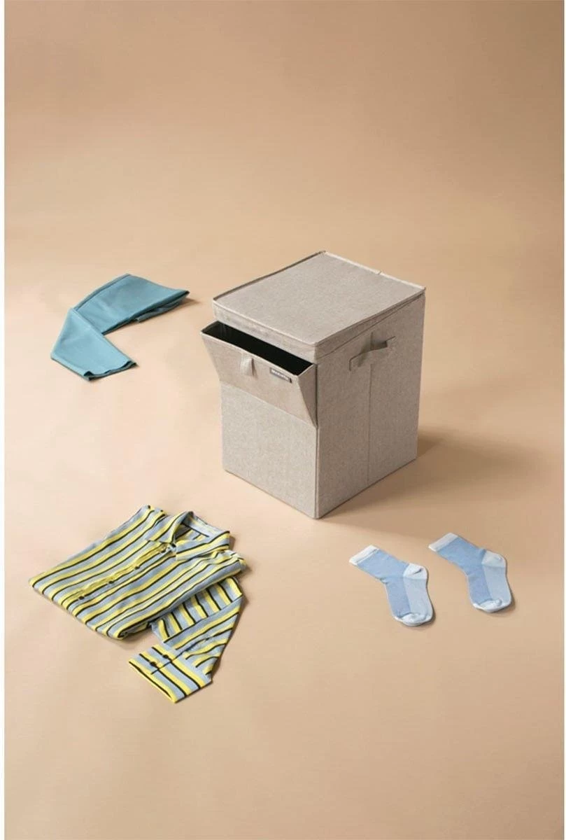 Brabantia Wasmand Met Deksel - Stapelbaar - 35 L - Grey 12 Brabantia Wasmand Met Deksel - Stapelbaar - 35 L - Grey - Afbeelding 10