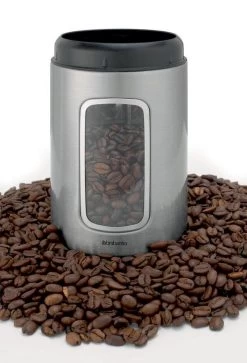 Brabantia Voorraadbus - 1,4 L - Matt Steel Fingerprint Proof / Matt Black Deksel - Met Venster 15 Brabantia Voorraadbus - 1,4 L - Matt Steel Fingerprint Proof / Matt Black Deksel - Met Venster -Brabantia 817x1200 1