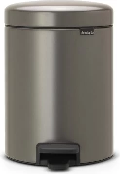 Brabantia NewIcon Prullenbak - 2 X 2 L - Platinum