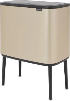 Brabantia Afvalemmer Bo Touch Bin Champagnekleur, 11 + 23 L -Brabantia 832x1200