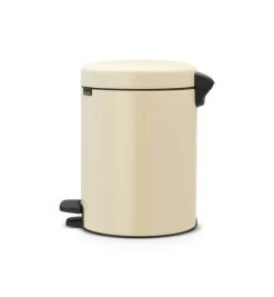 Brabantia Pedaalemmer NewIcon 5 Liter Almond OP=OP -Brabantia 833c6ed37133291c05a5ddb76a7e98ba