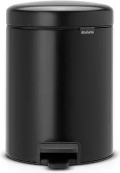 Brabantia NewIcon Prullenbak - 5 L - Matt Black -Brabantia 833x1200 3