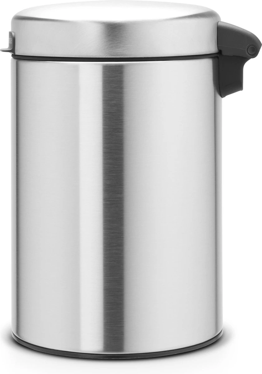 Brabantia NewIcon Wandprullenbak - 3 L - Matt Steel 5 Brabantia NewIcon Wandprullenbak - 3 L - Matt Steel - Afbeelding 3
