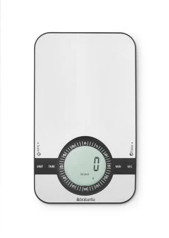 Brabantia Profile Keukenweegschaal - Rechthoekig - Met Kookwekker - RVS 33 Brabantia Profile Keukenweegschaal - Rechthoekig - Met Kookwekker - RVS -Brabantia 851x1200