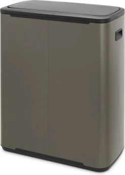 Brabantia Bo Touch Bin Prullenbak - 2 X 30 L - Platinum -Brabantia 853x1200