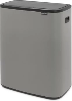 Brabantia Bo Touch Bin Prullenbak - 2 X 30 L - Mineral Concrete Grey 26 Brabantia Bo Touch Bin Prullenbak - 2 X 30 L - Mineral Concrete Grey -Brabantia 855x1200