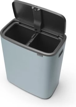 Brabantia Bo Touch Bin Prullenbak - 2 X 30 L - Metallic Mint -Brabantia 858x1200 2