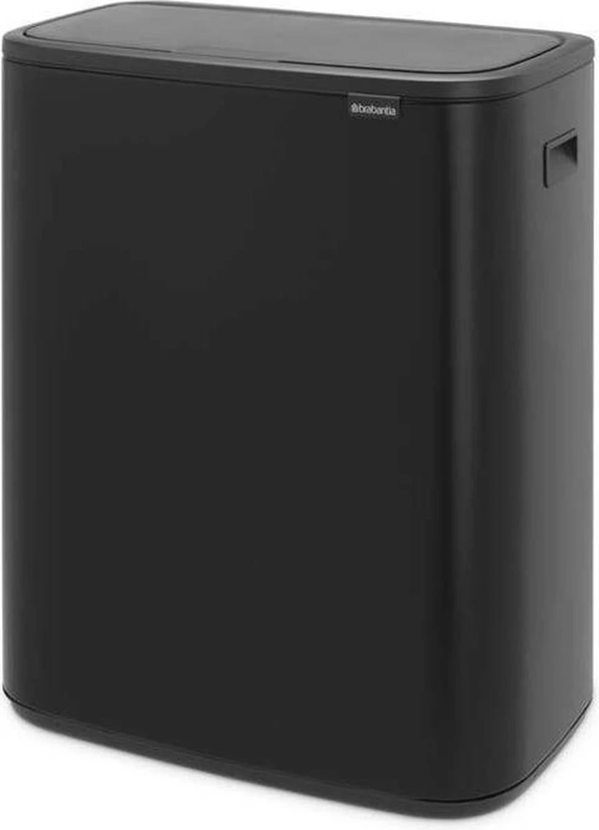 Brabantia Bo Touch Bin Prullenbak - 2 X 30 L - Matt Black 11 Brabantia Bo Touch Bin Prullenbak - 2 X 30 L - Matt Black - Afbeelding 9