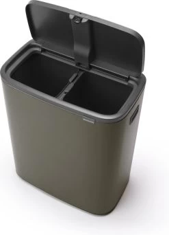 Brabantia Bo Touch Bin Prullenbak - 2 X 30 L - Platinum -Brabantia 866x1200