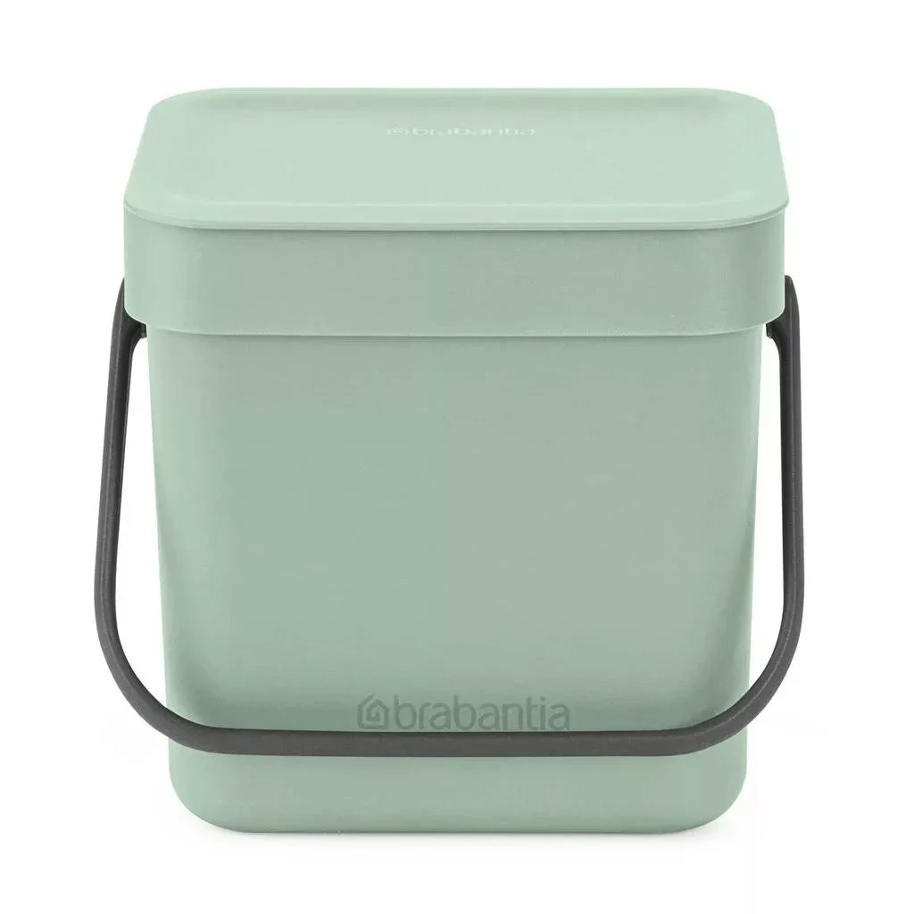 Brabantia Sort En Go Afvalemmer 3 Liter Jade Green 3 Brabantia Sort En Go Afvalemmer 3 Liter Jade Green